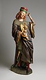 Balthasar of the Three Kings from an Adoration Group, Poplar, paint and gilt, German