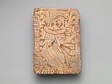 Tile with Arms of Thomas Coke, Glazed earthenware, British