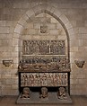 Tomb of Ermengol VII, Count of Urgell, Limestone, traces of paint, Catalan