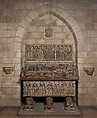 Tomb of Ermengol VII, Count of Urgell, Limestone, traces of paint, Catalan