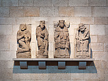 Virgin and Child (from an group with the Adoration of the Magi), Limestone, Spanish