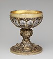 Chalice, Silver, gilded silver, niello, and jewels, German