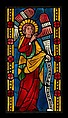 Angel of the Annunciation, Pot-metal glass and vitreous paint, German
