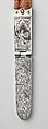 Belt, Silver, with traces of gilding and enamel; modern textile support, North Italian