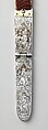 Belt, Silver, with traces of gilding and enamel; modern textile support, North Italian