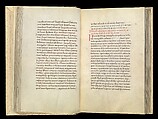 Gospel Book, Ink and opaque watercolor on parchment; modern leather binding, Carolingian