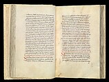 Gospel Book, Ink and opaque watercolor on parchment; modern leather binding, Carolingian