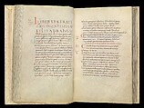 Gospel Book, Ink and opaque watercolor on parchment; modern leather binding, Carolingian