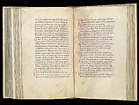 Gospel Book, Ink and opaque watercolor on parchment; modern leather binding, Carolingian