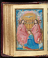Book of Hours, Simon Bening (Netherlandish, Ghent (?) 1483/84–1561 Bruges), Tempera, gold, and ink on parchment; modern red leather binding, Netherlandish