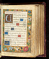 Book of Hours, Simon Bening (Netherlandish, Ghent (?) 1483/84–1561 Bruges), Tempera, gold, and ink on parchment; modern red leather binding, Netherlandish