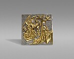 Plaque with The Annunciation, Silver and silver gilt, German