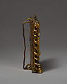 Pax with the Crucifixion, Elephant ivory and copper gilt, South German