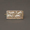Reliquary Pendant with Hounds Coursing a Hare, Silver, gilded silver, and niello, German