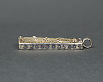 Reliquary Pendant with Hounds Coursing a Hare, Silver, gilded silver, and niello, German