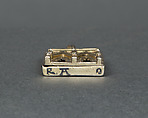 Reliquary Pendant with Hounds Coursing a Hare, Silver, gilded silver, and niello, German