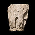 Double Capital Fragment with the Stoning of St. Stephen, Marble, French