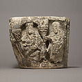 Capital with Nativity and Adoration, Stone, French or Spanish