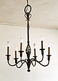 Chandelier, Iron, wrought, French