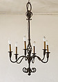 Chandelier, Iron, French