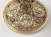 Chalice, Silver, gilded silver, niello, and jewels, German