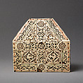 Bursa Reliquary, Bone, paint, copper gilt, iron brads, and sycamore wood, North Italian