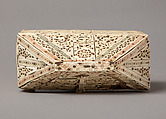 Bursa Reliquary, Bone, paint, copper gilt, iron brads, and sycamore wood, North Italian
