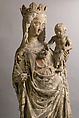 Virgin and Child, Limestone, paint, gilt, French