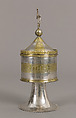 Pyx, Silver, partly gilt, Spanish