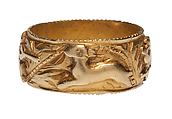 Renaissance Hunting Ring, Gold, Spanish