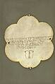 Pax (Kußtafel or Monile), Silver, silver gilt, rubies (or spinels), rock crystal, South German