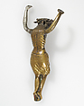 Crucified Christ, Copper alloy, gilt, South Netherlandish