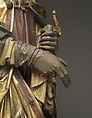 Standing Bishop, Workshop of Tilman Riemenschneider (German, 1460–1531), Limewood with paint and gilding, German
