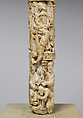Segment of a Crozier Shaft, Elephant ivory, North Spanish