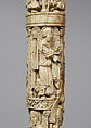Segment of a Crozier Shaft, Elephant ivory, North Spanish