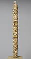 Segment of a Crozier Shaft, Elephant ivory, North Spanish