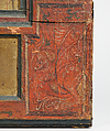 Devotional Diptych with inset Manuscript Texts, Polychromed wood, ink and pigment on paper and parchment, Austrian