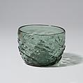 Beaker, Mold-blown glass, German