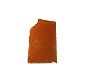 Glass Fragment, Pot metal glass, vitreous paint, Syrian