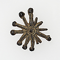 Pilgrim's Badge in the form of a solar disk, Lead, French