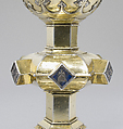 Chalice, Silver, silver gilt, translucent enamels, Catalan