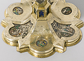 Chalice, Silver, silver gilt, translucent enamels, Catalan