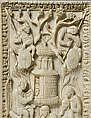 Plaque with the Holy Women at the Sepulchre, Elephant ivory, North Italian
