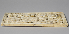 Plaque with the Holy Women at the Sepulchre, Elephant ivory, North Italian