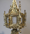 Monstrance, Silver, silver gilt, translucent and opaque enamels, rock crystal, Spanish