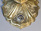 Monstrance, Silver, silver gilt, translucent and opaque enamels, rock crystal, Spanish