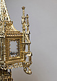 Monstrance, Silver, silver gilt, translucent and opaque enamels, rock crystal, Spanish