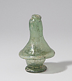 Biconical Bottle, Glass, German