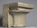 Column Base with Shaft Fragment, Stone, French