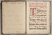 Antiphonary, Paper; leather binding, Italian